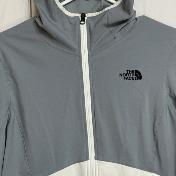 The North Face Women’s Nimble Hoodie Jacket Gray/White M EUC - Picture 2 of 13